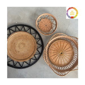 Rattan Placemat | Natural Handwoven | Non-Slip <b>Table</b> <b>Mat</b> | Eco Dining | Wholesale Supplier - Product Image 2