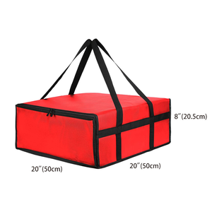 Sac isotherme carré ICOME personnalisé, grande capacité, avec logo, pour livraison de pizzas fraîches, sac isotherme à vin en gros - Product Image 5
