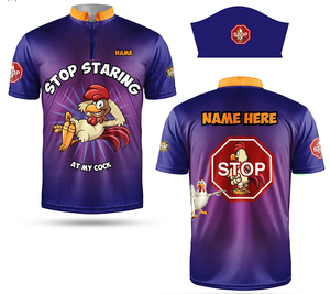 Maillot de sport personnalisé à col zippé, imprimé trèfle vert 3D par sublimation, pour événements de la Saint-Patrick - Product Image 5
