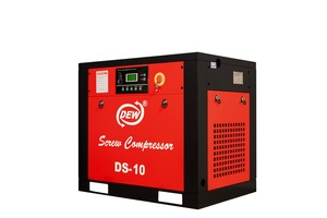 เครื่องอัดอากาศแบบสกรู DEW 10HP 7.5kW สำหรับอุตสาหกรรม ระบายความร้อนด้วยอากาศ มอเตอร์สามเฟส ประหยัดพลังงาน เสียงเบา รับน้ำหนักได้มาก - Product Image 2