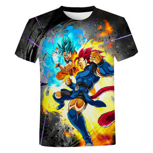 เสื้อยืดลายกราฟิกอนิเมะมังกรญี่ปุ่น แขนสั้นสำหรับผู้ชาย ผ้าโพลีเอสเตอร์ผสมคอตตอน 180 กรัม พิมพ์ลายดิจิทัล ผ้าถัก สตรีทแวร์ รับผลิตแบบ OEM ODM - Product Image 4