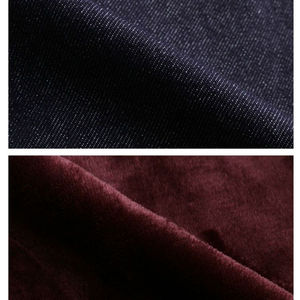 Leather Collar Y2K Streetwear Denim <b>Jacket</b> Steel Donut Button Washed Denim Jean <b>Jackets</b> for Women's for Winter Outerwear - Product Image 5