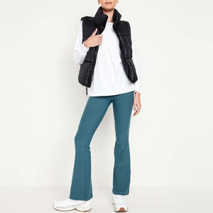 Camiseta de Manga Larga para Mujer, Elástica, Holgada, 100% Algodón, Transpirable, de Secado Rápido, Informal, para Adultos, Nueva Llegada, Servicio OEM, Marca Completa - Product Image 3