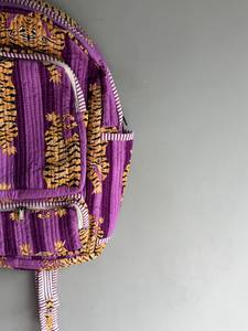 Sac à dos bohème à imprimé animal, sac à dos en coton avec fermeture éclair, sac à dos unisexe pour usage quotidien, sac à dos souple, cadeau pour elle - Product Image 3