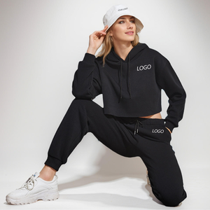 OEM Custom Logo Casual Jogging Suit for Men Blank Regular Hoodie <b>Lounge</b> Sweatpants Two-Piece Set Jogger Style 100% Cotton - Product Image 2