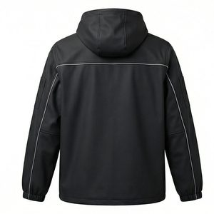 Chaqueta Cortavientos con Capucha Unisex Personalizada OEM, Resistente al Agua, Estilo Urbano, con Cordón Ajustable, Premium - Product Image 3