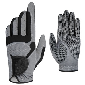 Gant de golf pour main droite en cuir Cabretta, respirant, séchage rapide, antidérapant, à doigts complets, avec fermeture auto-agrippante, unisexe, pour activités de plein air - Product Image 1
