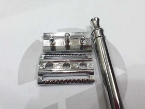 High Quality Stainless Steel Double Edge Safety <b>Razor</b> for <b>Men</b> Professional Barber Face Body and Bikini Shaving Tool - Product Image 5