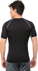 Camiseta Deportiva de Alto Rendimiento para Hombre, Tecnología Cool Pass, Ajuste de Compresión, Sin Costuras, Ropa Deportiva para Gimnasio - Product Image 3