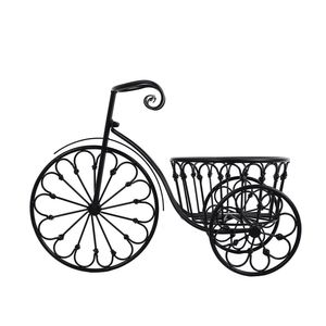 High Arrival Trendy Mini Iron Powder Coated <b>Cycle</b> Planters Stylish Hanging Flower Pots for Home Elevate Garden Balcony - Product Image 2