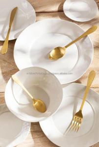 Premium Hammered Pattern Design Dishwasher-<b>Safe</b> Spoon <b>Knife</b> and Fork 4 pcs Sets for Home Party Restaurant - Product Image 5