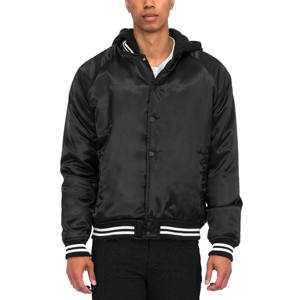 Chaquetas Varsity MA-1 de Satén Sedoso Lácteo de Invierno, Diseño Personalizado al por Mayor, Chaqueta de Piloto Transpirable - Product Image 1