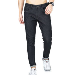 กางเกงยีนส์ลำลองเอวสูงทรงตรงน้ำหนักเบาผ้าฝ้าย 100% สำหรับผู้ชาย สั่งซื้อขั้นต่ำน้อย เหมาะสำหรับกิจกรรมกลางแจ้ง - Product Image 1