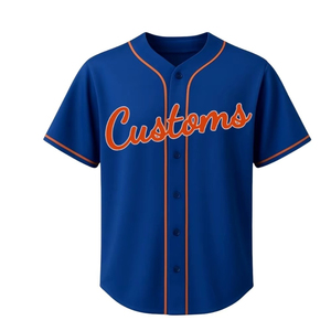 Vêtements de sport de haute qualité en gros, maillots de baseball personnalisés pour toutes les équipes, respirants et imprimés. - Product Image 1