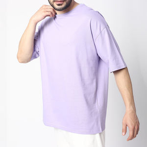 Camiseta Slim Personalizada 2026 de Poliéster/Algodón, de Alta Calidad, Gruesa, Lisa, con Impresión Digital, Antiencogimiento y de Secado Rápido para Hombre - Product Image 5