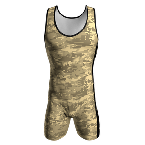 Wholesale OEM/ODM Colorful Wrestling Singlet Highest Quality Sublimation Breathable Comfortable Wrestling Training Singlet - Product Image 2