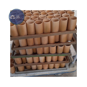 Tasses à thé en bambou haut de gamme, très demandées, vaisselle en bois naturel pour les amateurs de thé - Product Image 1