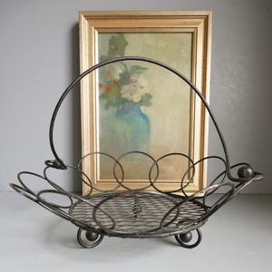 Panier de rangement multifonctionnel et écologique en fil de fer noir moderne pour collations et légumes, bol à fruits de comptoir pour la décoration intérieure - Product Image 6