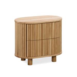 Table de chevet de luxe en teck massif avec tiroir de rangement, fabricant OEM pour projets hôteliers, exportateur, fournisseur chinois - Product Image 1