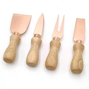 ชุดมีดสแตนเลสสำหรับชีส พร้อมที่ตัดชีส อุปกรณ์เสริมสำหรับเสิร์ฟในครัว - Product Image 2