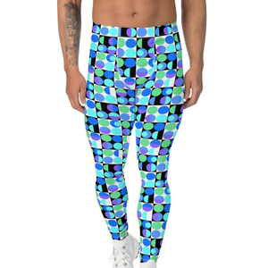 Leggings de compression pour hommes 100% haute qualité, taille haute, respirants, sans coutures, en Spandex/Nylon, motif léopard, pour le sport et l'entraînement - Product Image 3