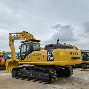 Excavadora de cadenas usada Komatsu PC350 de Japón, modelo 2020, de alto rendimiento, 35 toneladas, cucharón de 2.5m, motor y bomba para vídeo - Product Image 2