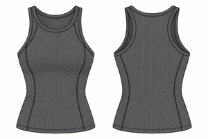 Women Yoga Tank <b>Top</b> Contrast Racerback Sports Bra Padded Gym Fitness Workout Running Wear Slim Fit Crop <b>Top</b> - Product Image 2