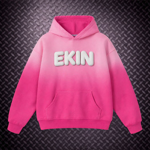 เสื้อฮู้ดดี้ Ekin Impex คุณภาพพรีเมียมจากโรงงาน ดีไซน์ใหม่สำหรับฤดูหนาว ล้างสีแบบแอซิดวอช ทรงโอเวอร์ไซส์ สีซีดแบบซันเฟด ระบายอากาศได้ดี สีพื้น สามารถสั่งทำสีได้ - Product Image 1