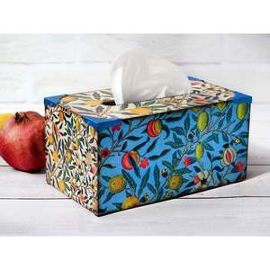 Porte-serviettes rectangulaire en MDF durable et écologique, capacité de 18 serviettes, design de boîte à mouchoirs à accès facile - Product Image 4