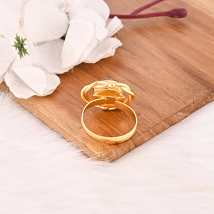 Elegant Hydro Citrine <b>Adjustable</b> <b>Ring</b> Handmade Gemstone Jewelry for Women - Product Image 5