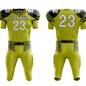Latest Design Outdoor Sports Wear High Quality Customized Size Short Sleeves American Football Uniform Wholesale Sportwear - Product Image 1