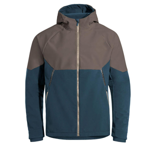 Women's High Quality Premium Hooded Color Block Fleece <b>Jacket</b> Full Sleeve Zipper Closure Windproof Autumn Wear - Product Image 1