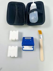 Sherui sợi kim loại làm sạch Clip quang kim loại sợi lau-Clip FTTH sợi quang sạch hơn Kit cho Fusion splicer máy - Product Image 5