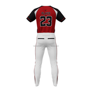 Manufacturer New Design Breathable Adults Baseball Uniforms For Men Sportswear Sets FOR Team - Product Image 3