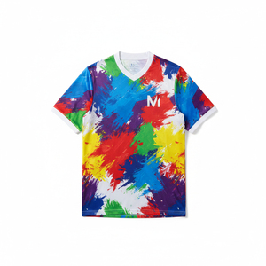 ชุดฟุตบอลแบบสั่งทำ OEM พร้อมลายพิมพ์แบบ Sublimation คอเสื้อแบบริบ ระบายอากาศได้ดี แห้งเร็ว ผ้าเนื้อแน่น คุณภาพระดับมืออาชีพ - Product Image 1