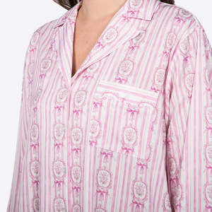 Custom logo Wholesale Women's High Quality Oversized <b>Shirt</b> Print Loungewear <b>Nightdress</b> Manufacturers - Product Image 5