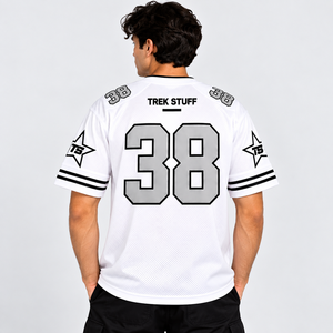 Maillot de football personnalisé pour homme 100% polyester respirant à séchage rapide col en V imprimé par sublimation manches courtes vêtements de sport légers - Product Image 2