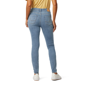 Service OEM – Nouveaux pantalons en jean taille haute pour femmes, coupe slim, jambes larges, design délavé, personnalisables, grandes tailles - Product Image 2