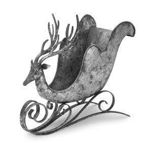 Hot Trending Metal Iron Luxury Design Galvanized Metal Sleigh for Christmas Decor Made With Customized Sizes With Sizes - Product Image 6
