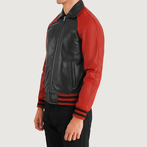 Stylish Varsity Winter <b>Jacket</b> For <b>Men</b> With Classic Design Soft Lining And Comfortable Fit Perfect For Casual Wear - Product Image 3