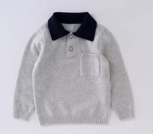 Pull pour garçons, tricot doux de qualité supérieure, confortable, chaud, décontracté, pour tous les jours, vêtements d'hiver tendance, usine de vêtements de grande capacité - Product Image 5