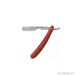 New Stainless Steel Barber Shaving <b>Razor</b> with Wood Handle and Changeable Blade <b>for</b> <b>Men</b> Body & Face Use - Product Image 6