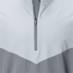 Custom Logo Men's Quarter Zip Athletic Shirt Long Sleeve Performance Pullover <b>Moisture</b> Wicking Running Golf Gym Training Sportsw - Product Image 3