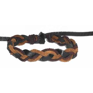 Gran oferta, la última pulsera de cuero trenzado a mano multicolor, brazaletes de moda a precio mayorista - Product Image 1