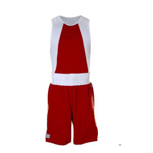 Uniforme de Boxeo Personalizado de Alta Calidad, Chaleco y Pantalones Cortos con su Logotipo, Uniforme de Boxeo para Entrenamiento de Equipo - Product Image 4