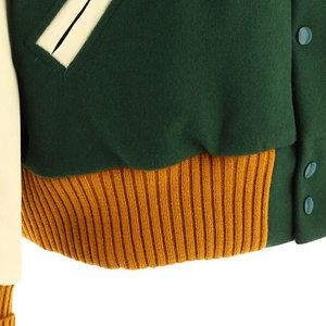 Veste Letterman pour homme, chaude pour l'hiver, écologique, respirante, tissu doux, confortable, logo sur le devant, style décontracté - Product Image 5