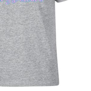 เสื้อยืดคอกลมแขนสั้นสีเทาเฮเทอร์สำหรับวัยรุ่นพร้อมดีไซน์กราฟิกสำหรับโรงเรียน เสื้อผ้าสตรีทแวร์ที่สวมใส่สบายทุกวัน - Product Image 6
