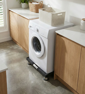 Base noire pour gros appareils électroménagers : machine à laver, réfrigérateur, sèche-linge, lave-vaisselle - Product Image 4