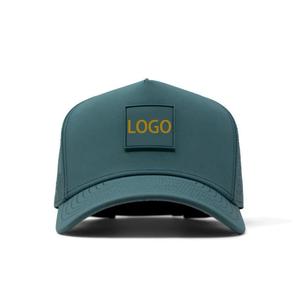 Custom Softshell Trucker Hat 5 Panel, Mesh Back, Breathable & Water-Resistant | Streetwear Snapback <b>Cap</b> with Logo | OEM Supplier - Product Image 3
