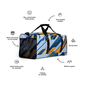 Sac de sport avec logo, respirant, avec la meilleure marque OEM, sac de sport personnalisé en PU, sac en cuir entièrement embossé, grand sac de voyage unisexe - Product Image 3